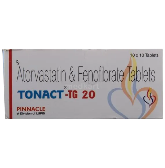 tonact tg 20mg tablet 10's